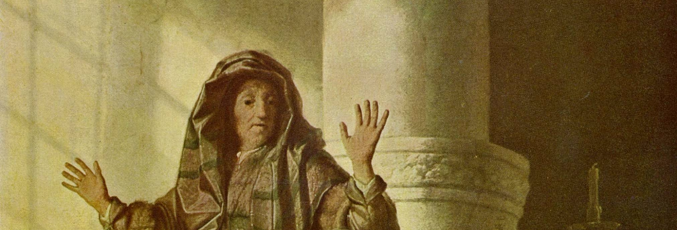 Rembrandt: Anna the prophetess