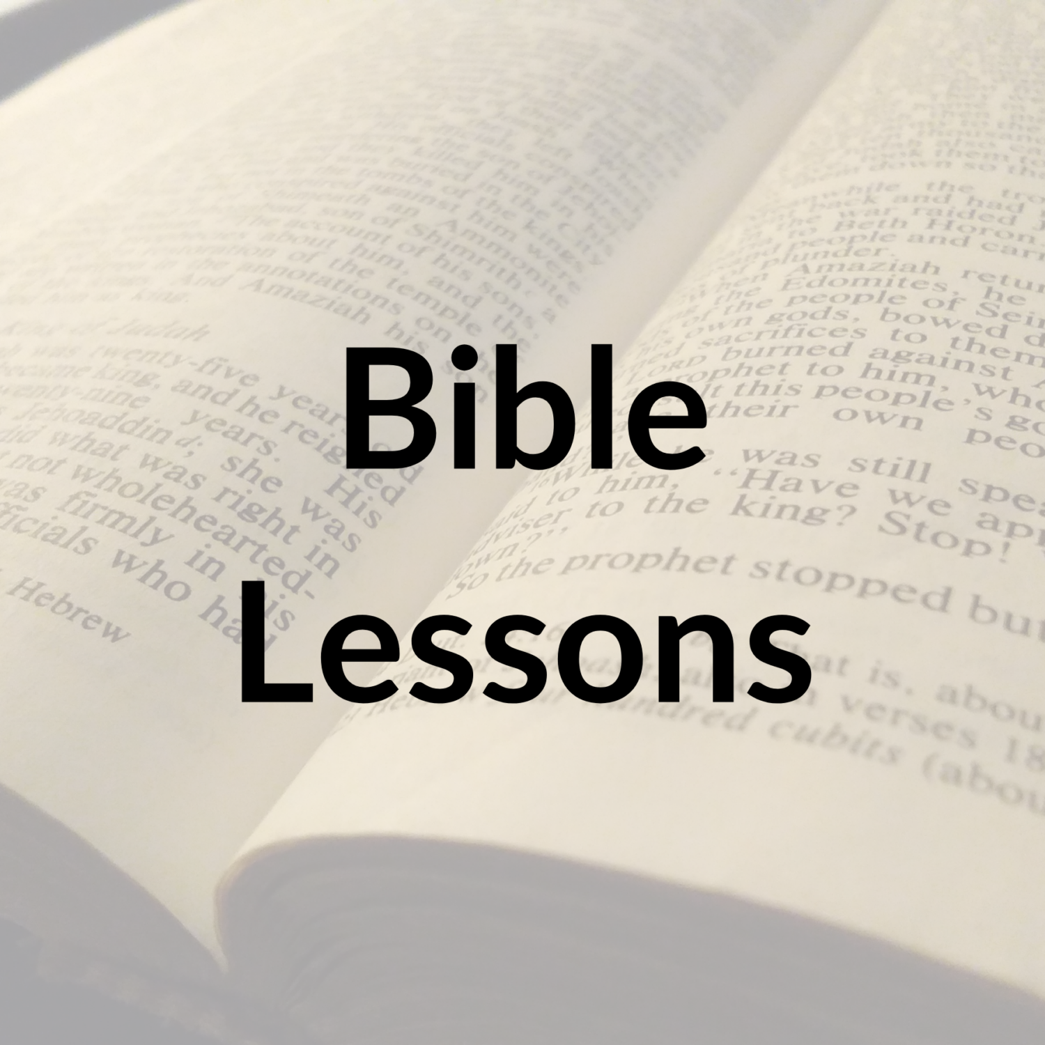 Bible Lessons