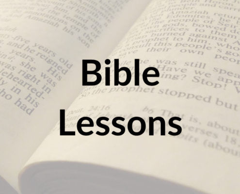 Copy of Bible Lessons