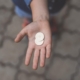 holding coins