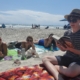 story time at the beach