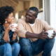 Cropped shot of a happy young couple spending time together outside